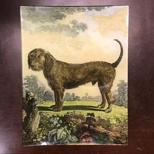 John Derian Shaggy Dog Decoupage Tray